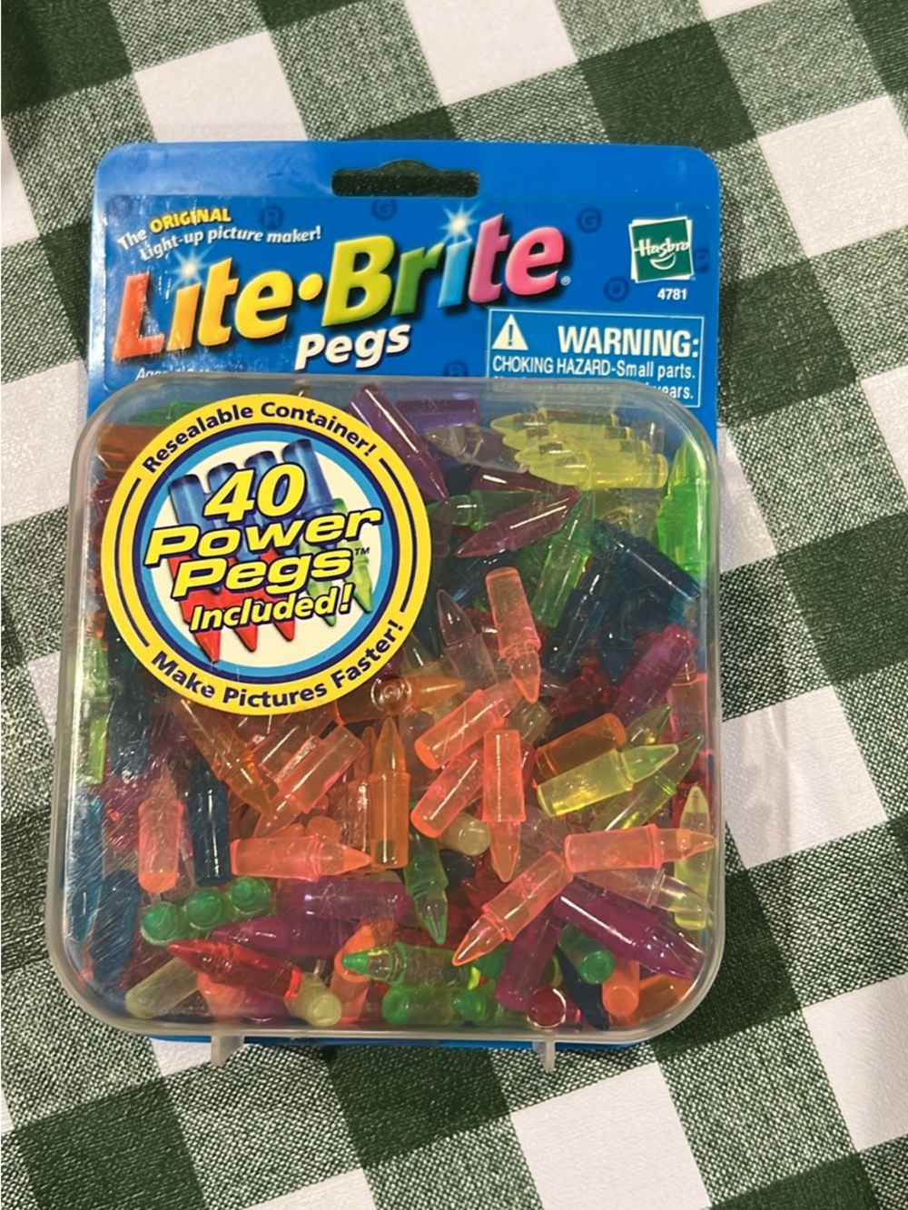 Lite-Brite Power Pegs 40-Pack - Multicolor Pegs